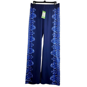 Lilly Pulitzer Pants Women's Small Blue/Navy Twice As Nice Engineered New Style